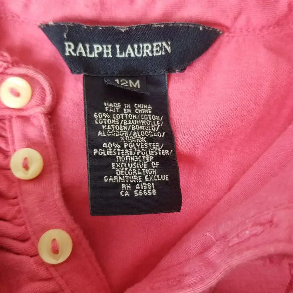 Ralph Lauren 12M Dress Bundle
